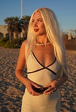 Ukrainian mail order bride Daria from Rome with blonde hair and blue eye color - image 7